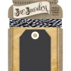 Hampton Art Jar Jewelry Chalkboard Canning Tag 1 pk