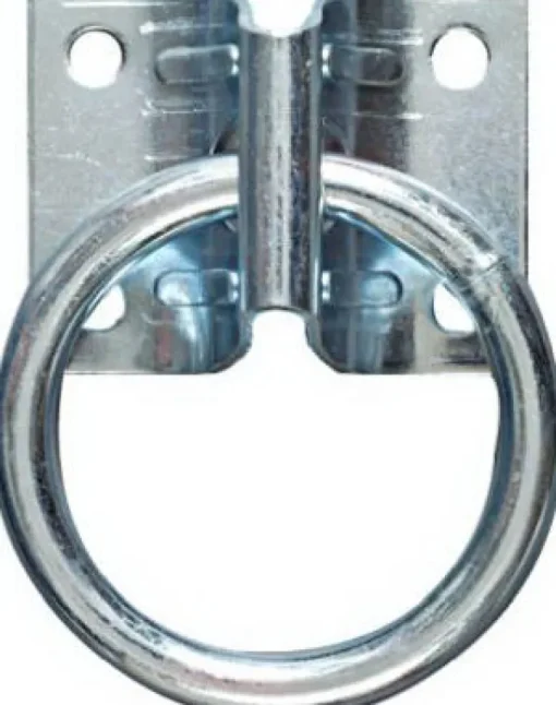 Hampton Small Zinc-Plated Silver Steel 1.875 in. L Hitching Ring 250 lb. 1 pk (Pack of 5)