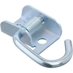 Hampton Small Zinc-Plated Silver Steel 1.625 in. L Rope Binding Hook 150 lb. 1 pk (Pack of 10)