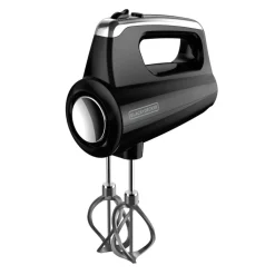 HAND MIXER 5SPD BLK/SLV