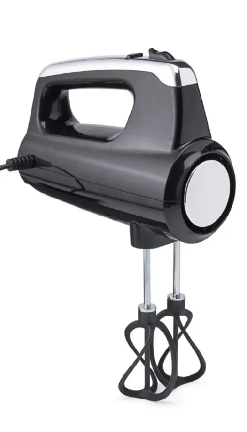 HAND MIXER 5SPD BLK/SLV