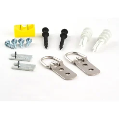 Hangman Silver D-Ring Hanger 100 Lb. 2 Pk