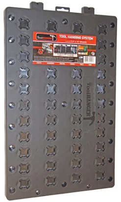 Hansen Global The ToolHanger 11-1/2 in. H X 18 in. W X 7/8 in. D Black Plastic Organizer Rack