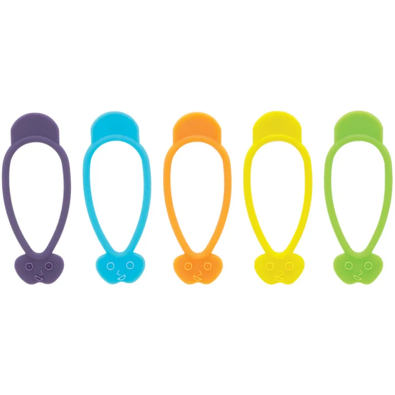 Harold Import Assorted Silicone Bag Ties