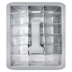 Harold Import Silver Aluminum Ice Cube Tray 6.5 oz