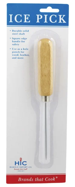 Harold Import Steel/Wood Ice Pick
