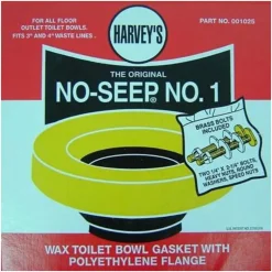 Harvey's No-Seep No. 1 Wax Ring Kit Multicolored Polyethylene/Wax