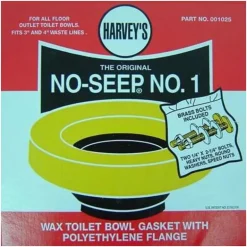 Harvey's No-Seep No. 1 Wax Ring Kit Multicolored Polyethylene/Wax