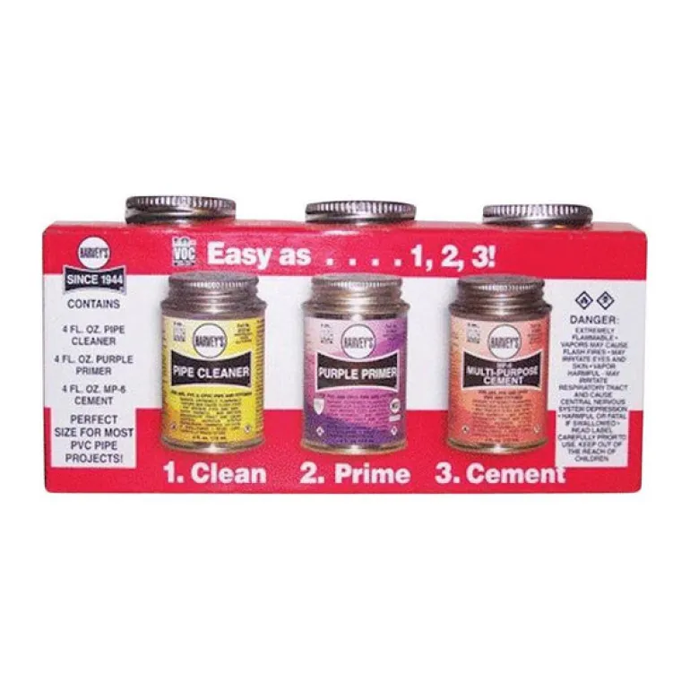 Harvey's Oatey Clear Solvent Kit For CPVC/PVC 4 oz