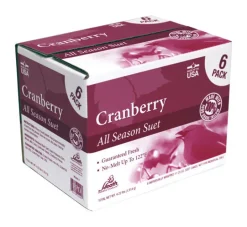 Heath Cranberry 6-Pack Assorted Species Wild Bird Food Beef Suet 11.25 oz.