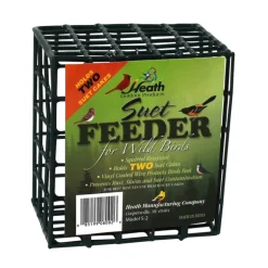 Heath Wild Bird 1 Metal Suet Bird Feeder 2 ports