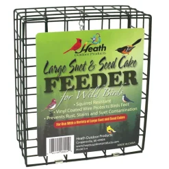 Heath Wild Bird Metal Suet Bird Feeder 2 ports