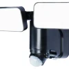 Heath Zenith Motion-Sensing Solar Powered LED Black Security Light