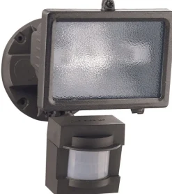 Heath Zenith Motion-Sensing Hardwired Halogen Bronze Area Light