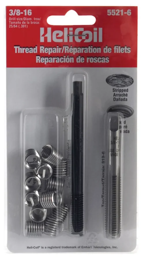 Heli-Coil 3/8 in. Stainless Steel Thread Repair Kit 3/8-16