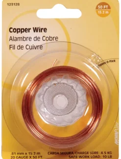 Hillman 50 ft. L Copper 20 Ga. Wire (Pack of 10)