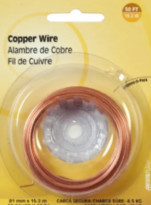 Hillman 50 ft. L Copper 20 Ga. Wire (Pack of 10)