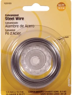 Hillman 50 ft. L Galvanized Steel 19 Ga. Wire (Pack of 10)