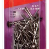 Hillman 17 Ga. x 1 in. L Bright Steel Wire Nails 1 pk 2 oz. (Pack of 6)