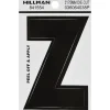 Hillman 3 in. Black Vinyl Self-Adhesive Letter Z 1 pc (Pack of 6)