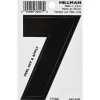 Hillman 3 in. Black Vinyl Self-Adhesive Number 7 1 pc (Pack of 6)