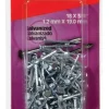 Hillman 1 in. L Wire Galvanized Steel Nail Smooth Shank Flat (Pack of 6)