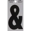 Hillman 3 in. Reflective Black Mylar Self-Adhesive Special Character Ampersand 1 pc (Pack of 6)