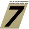 Hillman 3 in. Reflective Black Metal Self-Adhesive Number 7 1 pc (Pack of 3)