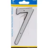 Hillman 4 in. Reflective Silver Plastic Nail-On Number 7 1 pc (Pack of 3)