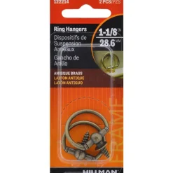 Hillman AnchorWire Antique Round Ring Hanger 2 pk (Pack of 10)