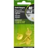 Hillman AnchorWire Brass-Plated One Piece Quick Hanger 40 lb. 4 pk (Pack of 10)