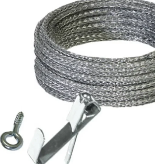 Hillman AnchorWire Steel-Plated Conventional Picture Hanging Set 50 lb. 2 pk (Pack of 10)