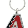 Hillman Arizona Diamondbacks Metal Silver Key Chain (Pack of 3)