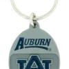 Hillman Auburn University Metal Silver Decorative Key Chain (Pack of 3)