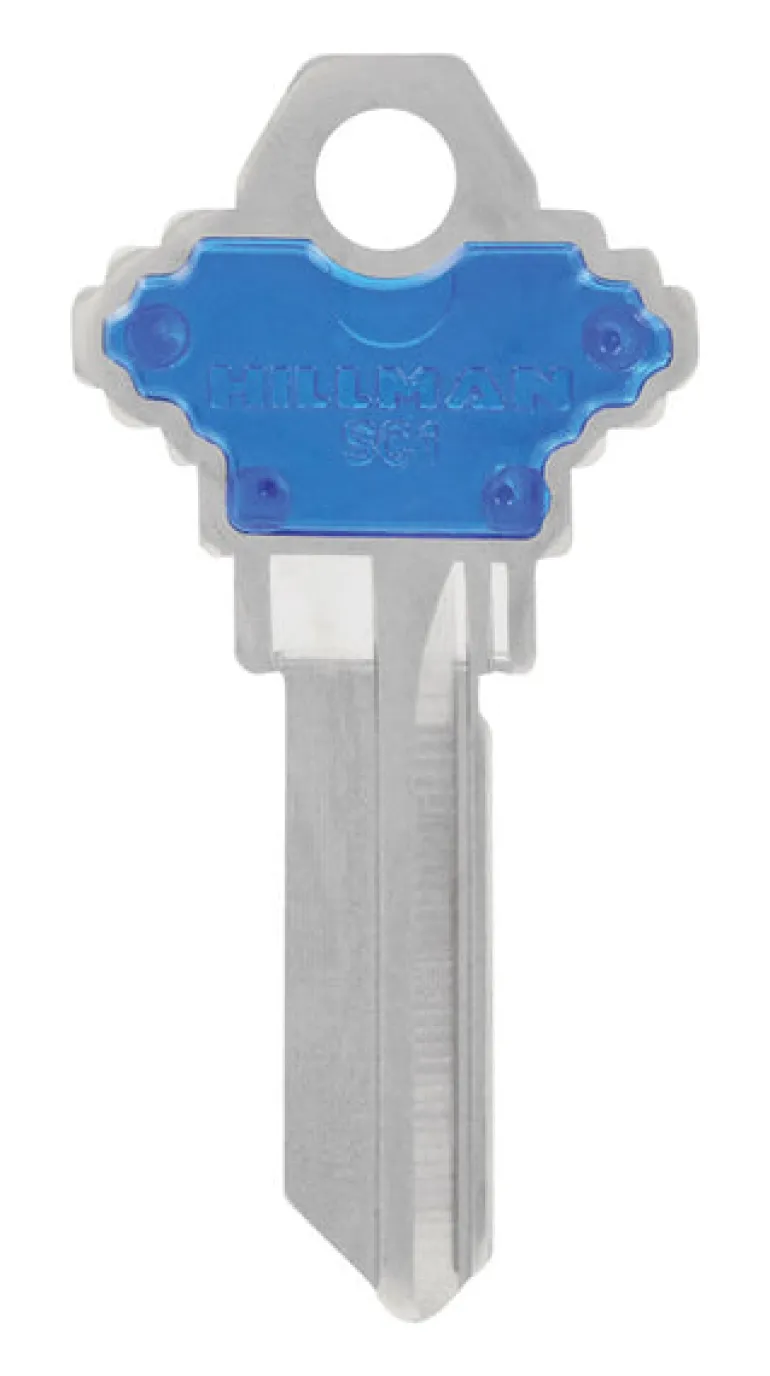Hillman ColorPlus House/Office Key Blank Single sided (Pack of 5)