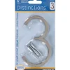 Hillman Distinctions 5 in. Silver Brushed Nickel Screw-On Number 3 1 pc (Pack of 3)