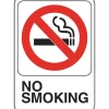 Hillman English White No Smoking Sign 5 in. H X 7 in. W (Pack of 6)