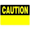 Hillman English Yellow Caution Sign 10 in. H X 14 in. W (Pack of 6)