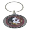 Hillman Florida State Seminoles Metal Silver Decorative Key Chain (Pack of 3)
