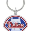 Hillman Philadelphia Phillies Metal Silver MLB Key Chain (Pack of 3)