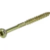 Hillman Power Pro No. 9 X 2-1/2 in. L Star Yellow Zinc Wood Screws 5 lb 501 pk