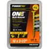 Hillman PowerPro One No. 10 X 2-1/2 in. L Star Wafer Head Multi-Material Screw 1 lb 70 pk