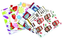 Home Plus Assorted Microfiber Dish Towel 1 pk (Pack of 24)
