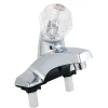 Home Plus Chrome Traditional Centerset Bathroom Sink Faucet 4 in.