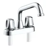 Home Plus Chrome Traditional Bathroom Faucet 4 in.