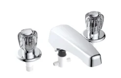 Home Plus 2-Handle Chrome Deck Mount Tub Faucet