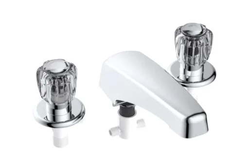 Home Plus 2-Handle Chrome Deck Mount Tub Faucet