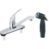 Home Plus One Handle Chrome Kitchen Faucet Side Sprayer Included