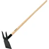 Home Plus+ Steel Weeding Hoe 48 in. Wood Handle
