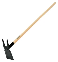 Home Plus+ Steel Weeding Hoe 48 in. Wood Handle